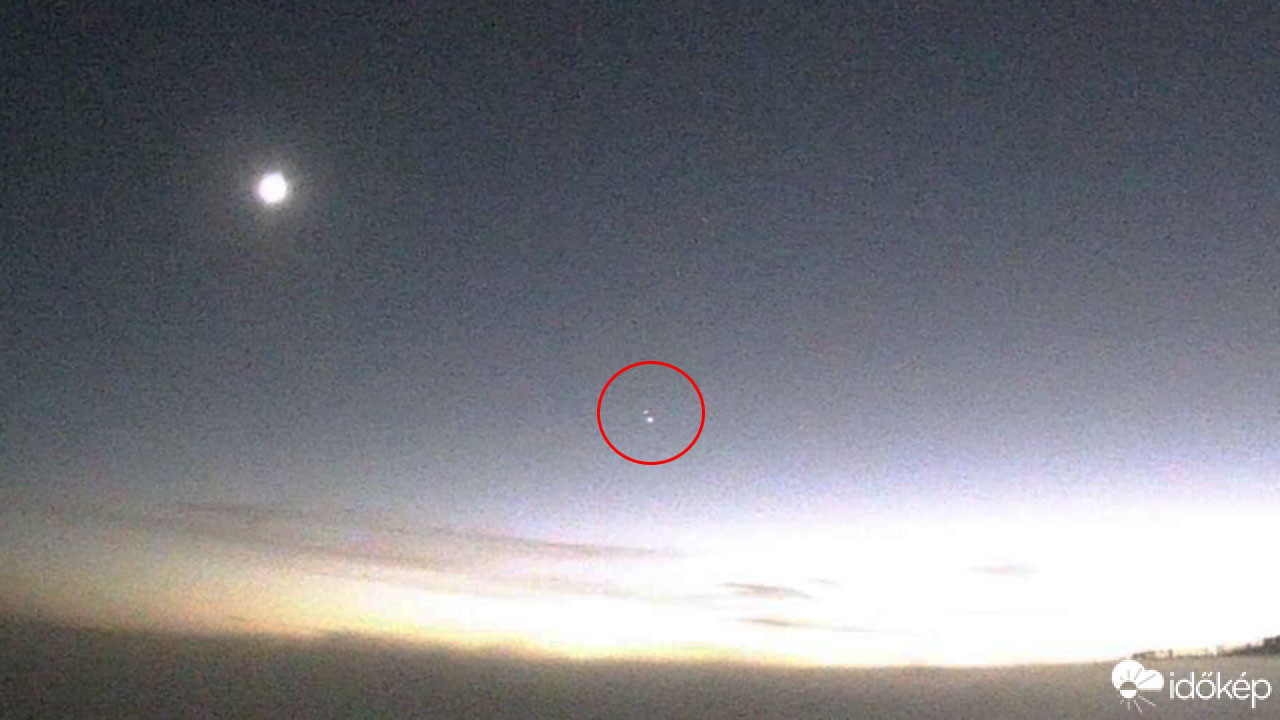 Szaturnusz-Jupiter együttállás Kendig-csúcsról