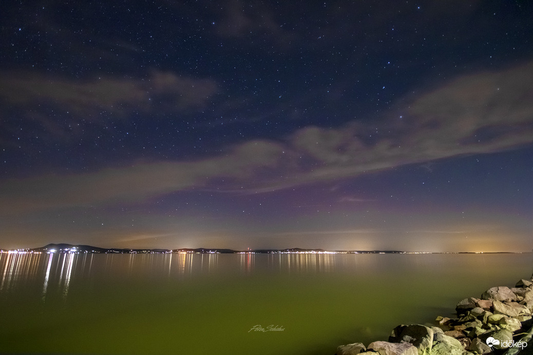 Ismét felderengett a sarki fény a Balatonnál