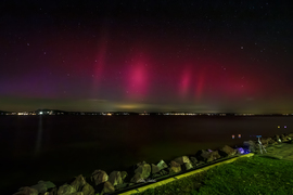 Sarki fény a Balatonnál