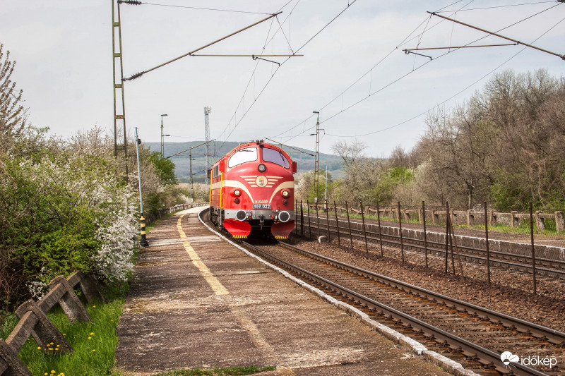 M-61 Nohab gépmenetben Szár megállóhelyen