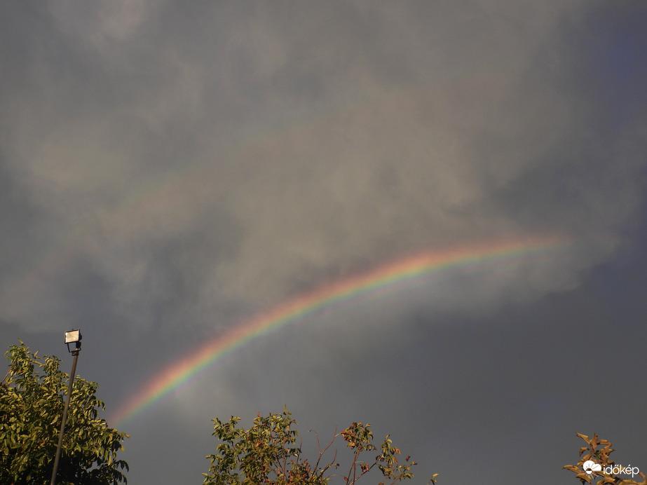 Kecskemét, dupla szivárvány.