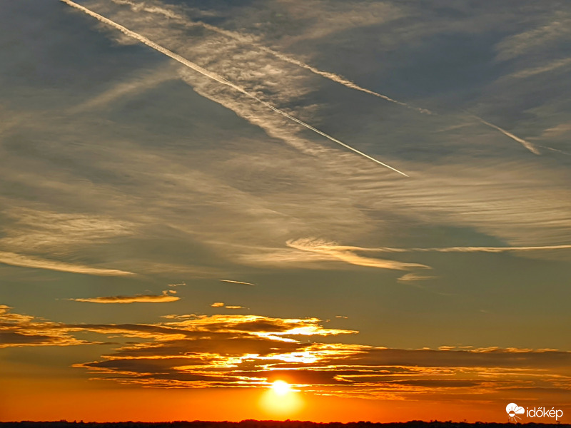 Színátmenet felhőkkel