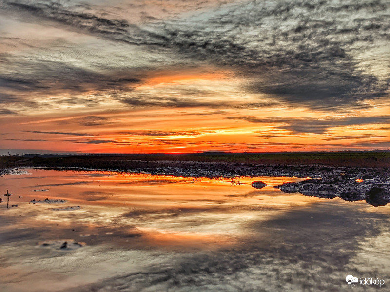 Novemberi pocsolyás alkonyat