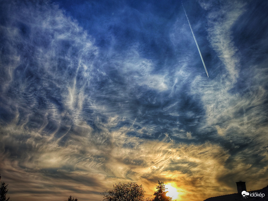 Hidegfronti magas szintű bevonulás