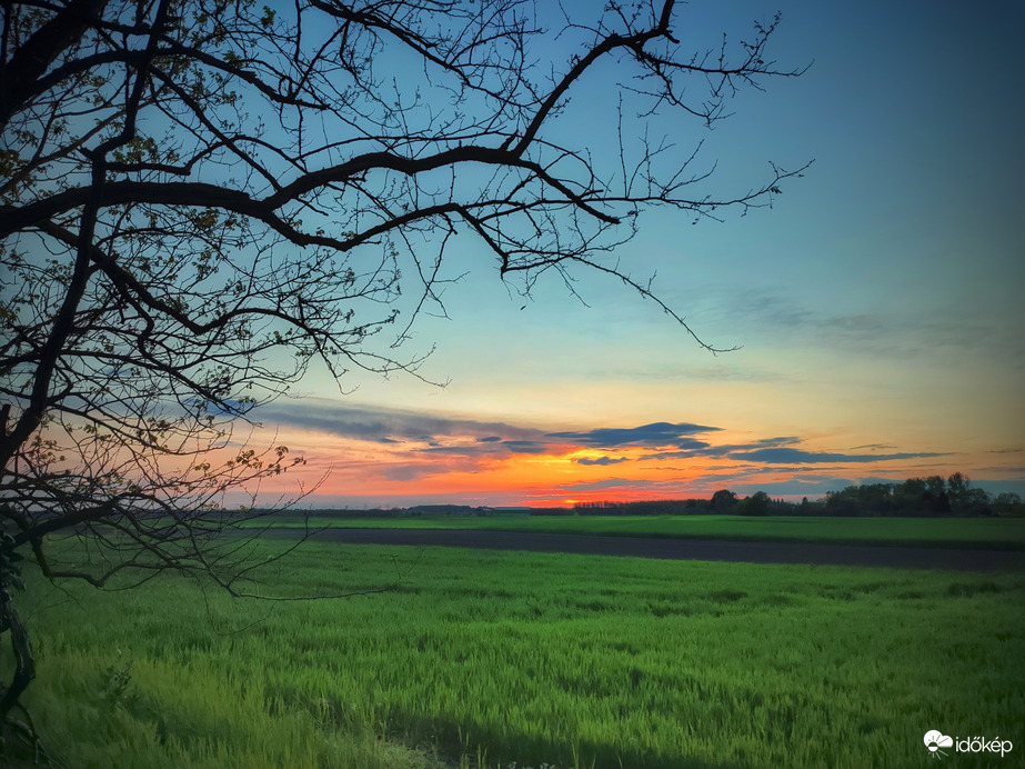 Esti csendélet az áprilisi szántón