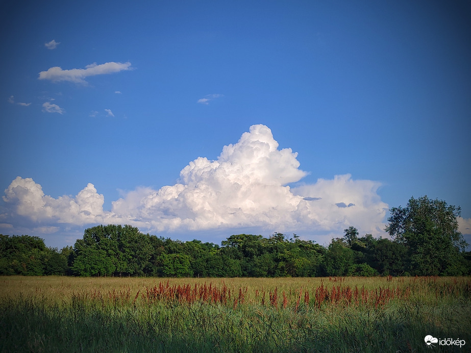 Fejlődő zivatar Kunadacs mellett