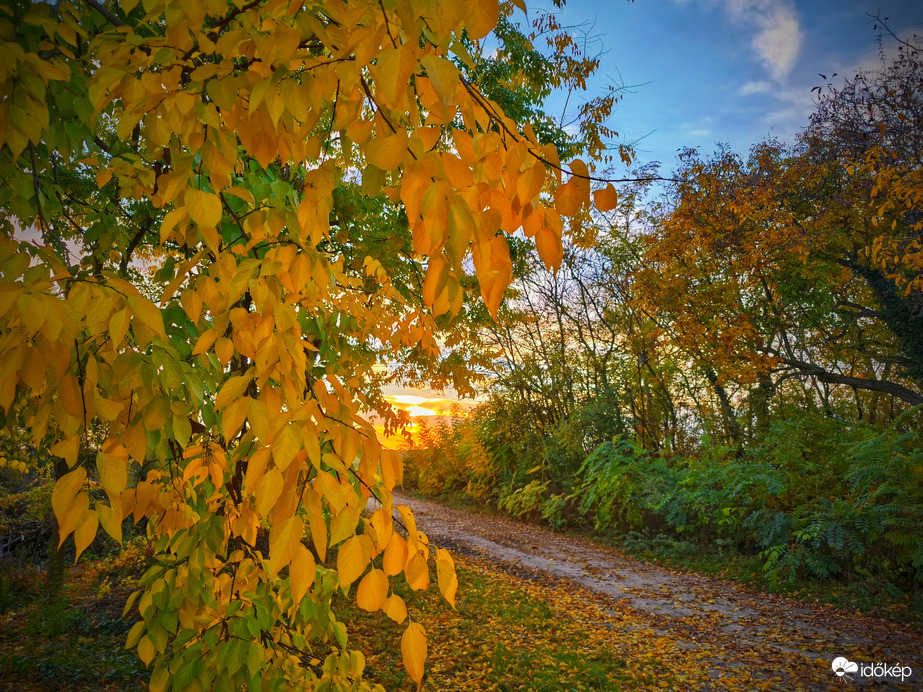 Az év utolsó nyári időszámítású naplementéje előtt