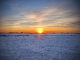 Hótakaró naplemente idején