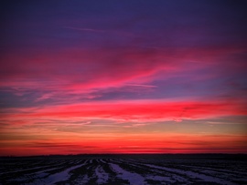 Újévi alkonyat tündöklése