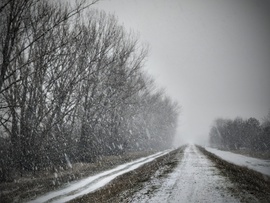 Nagypelyhes hétfői havazás