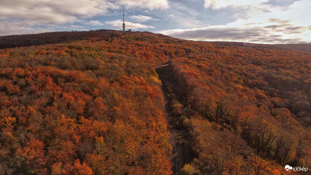 Kékestető kiszínesedett