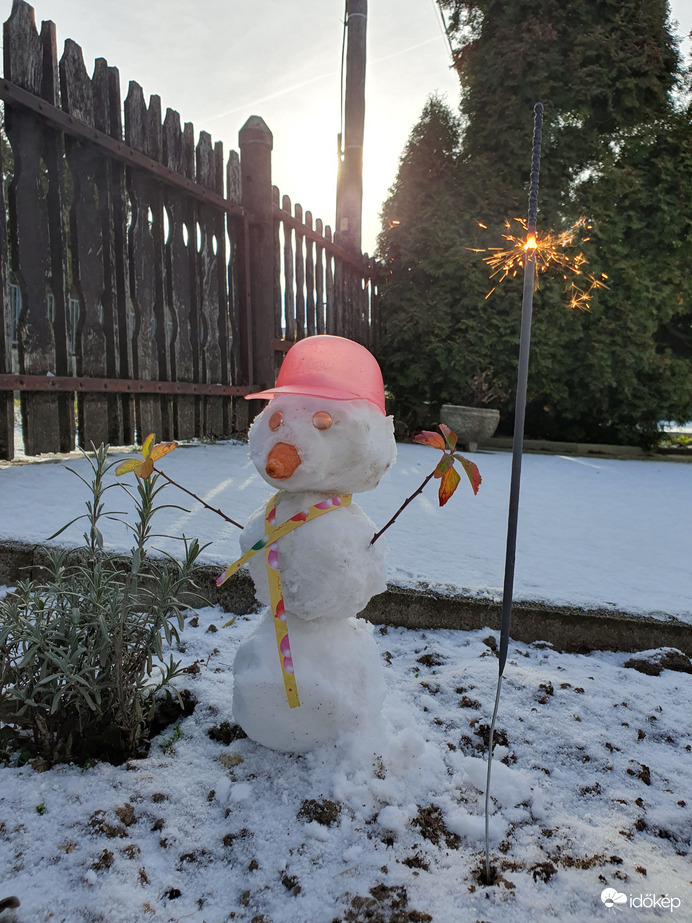 Szilveszter a hóember :)