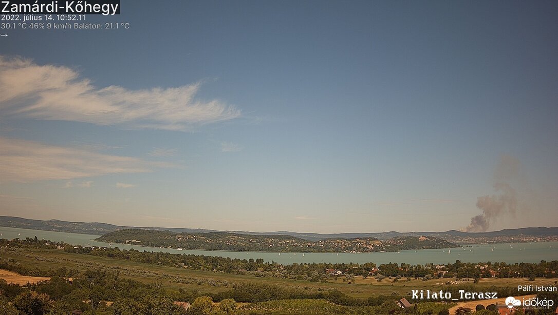Gabona gyulladt ki Tótvázsonynál