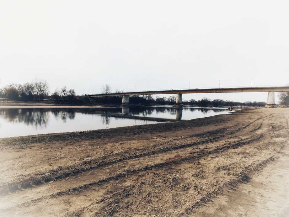 Alig van víz a Drávában - Fotó: Halavuk Zsuzsa