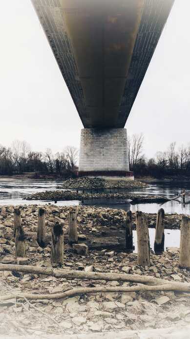 Alig van víz a Drávában - Fotó: Halavuk Zsuzsa