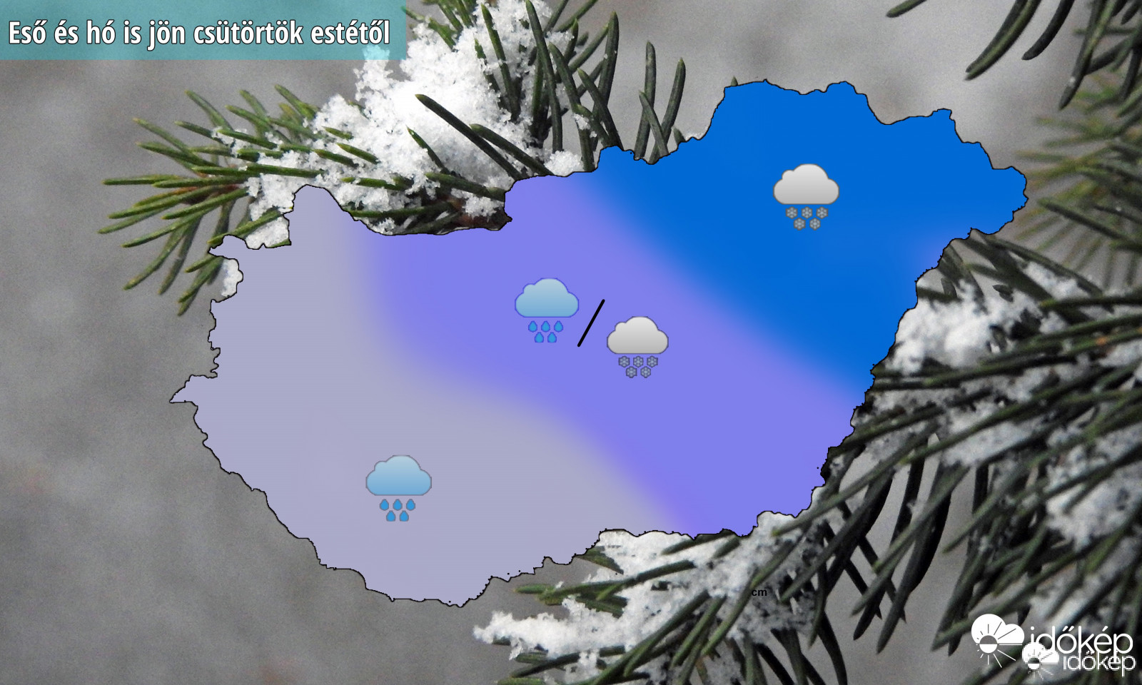 Csütörtökön eső és hó is jön