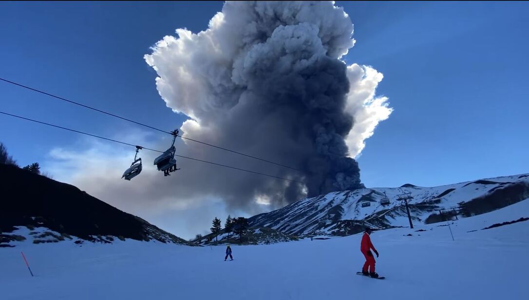 Kitört az Etna 02.21. - Forrás: Facebook/Etna Sci