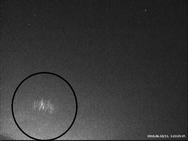 Husor-1-es videó meteoros kamera