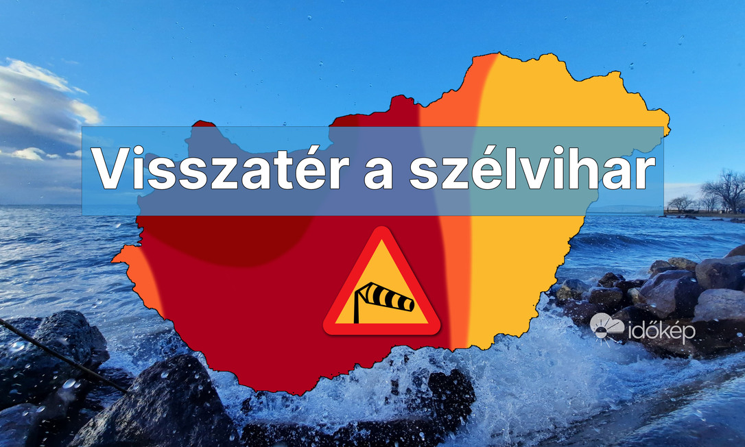 Kedden és szerdán is viharos szélre kell készülni