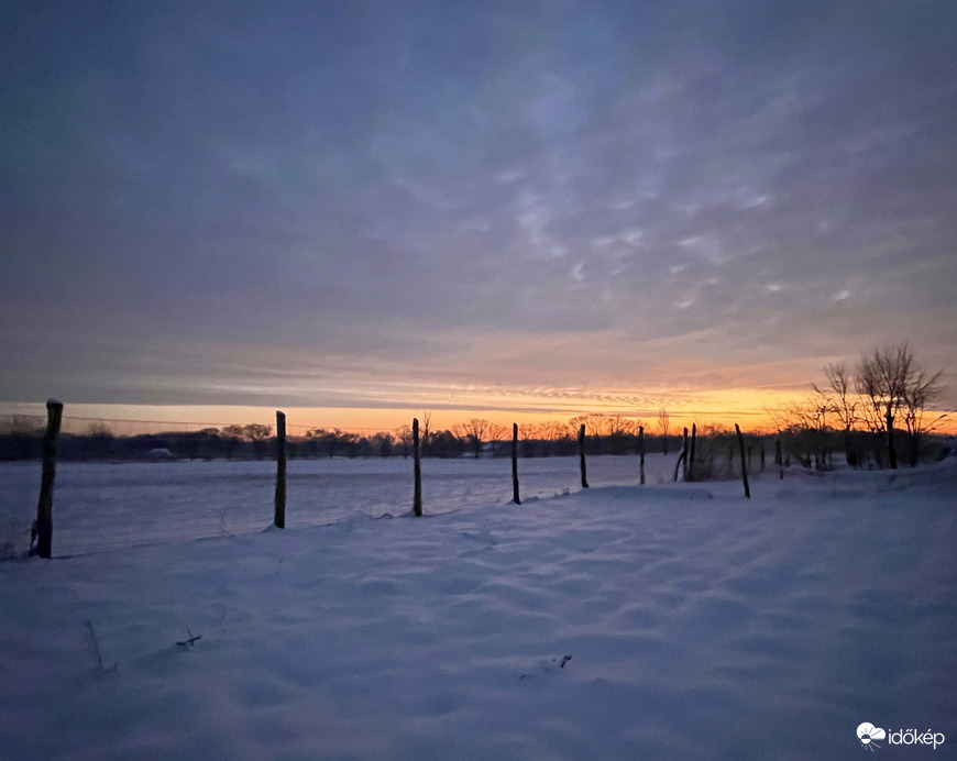 Csodás napkelte Ásotthalmon