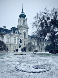 Hóhelyzet a keszthelyi Festetics kastèlynàl
