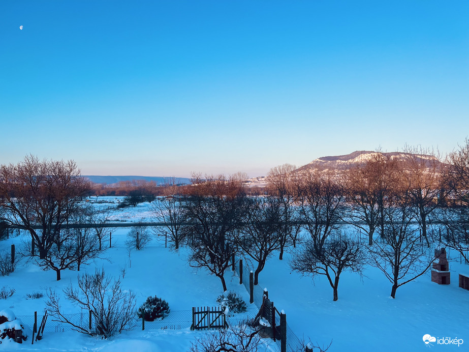 Napos ám hideg reggel Nemesgulácson
