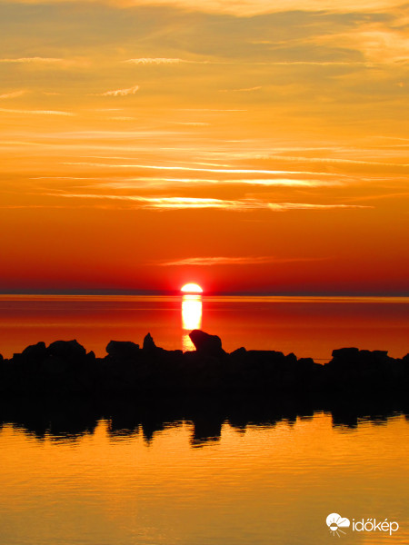 szigligeti naplemente