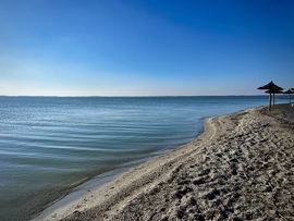 Igazi strandidő van a Balatonon…