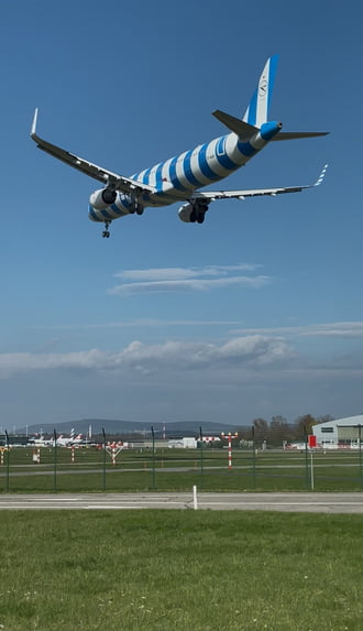 Leszállás pillanata:)