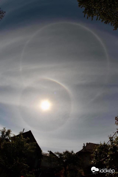 Máramarossziget - 22 fokos halo és parhélikus kör