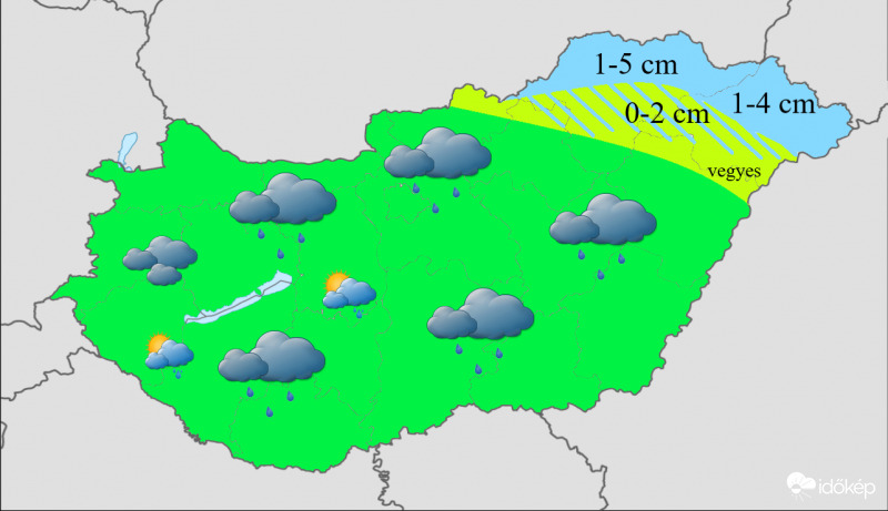 Átmeneti havazás északkeleten