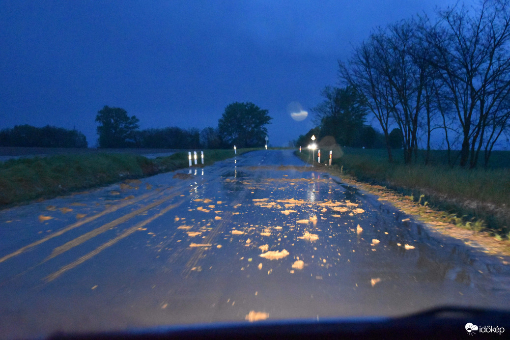 75 számú főút Alsópáhok Zalaapáti közt 