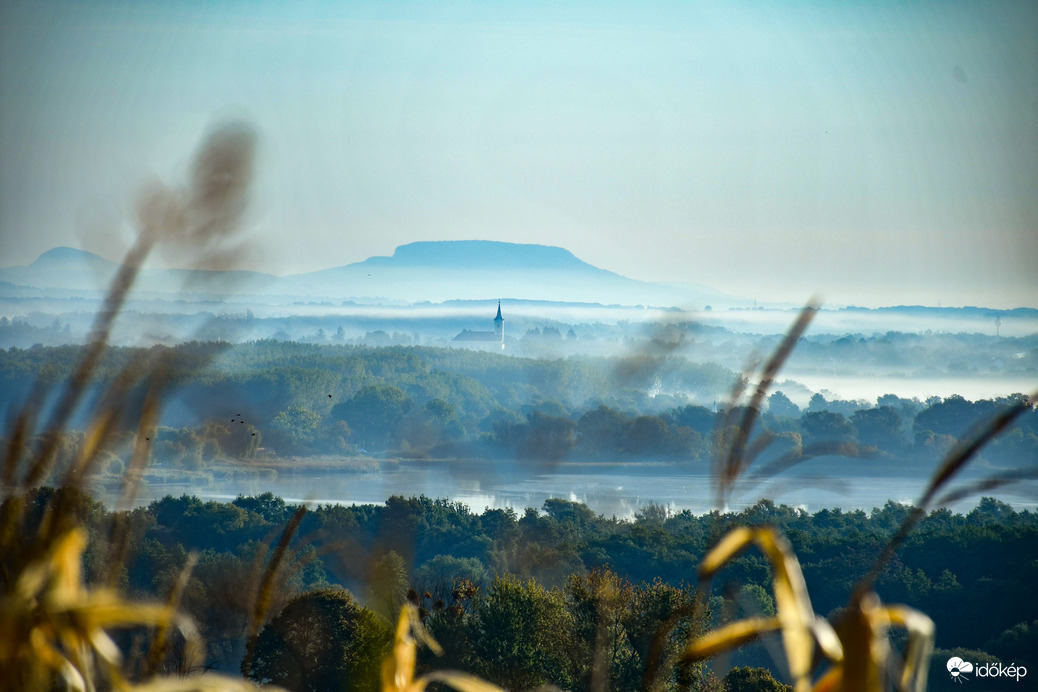 Párás reggel a Kis-Balaton partján 