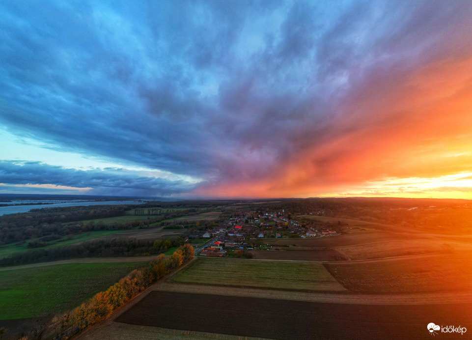 Hózáporos naplemente 