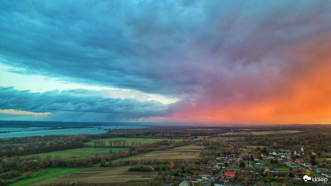 Hózáporos naplemente 