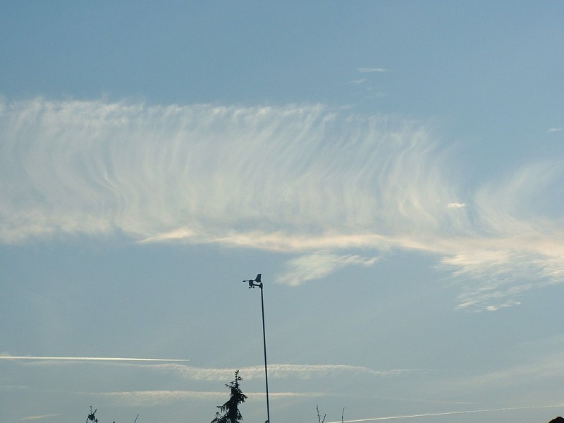 Cirrus a szélmérőmmel