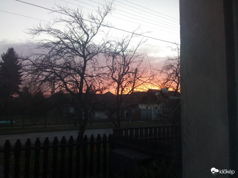 Naplemente Békésen.