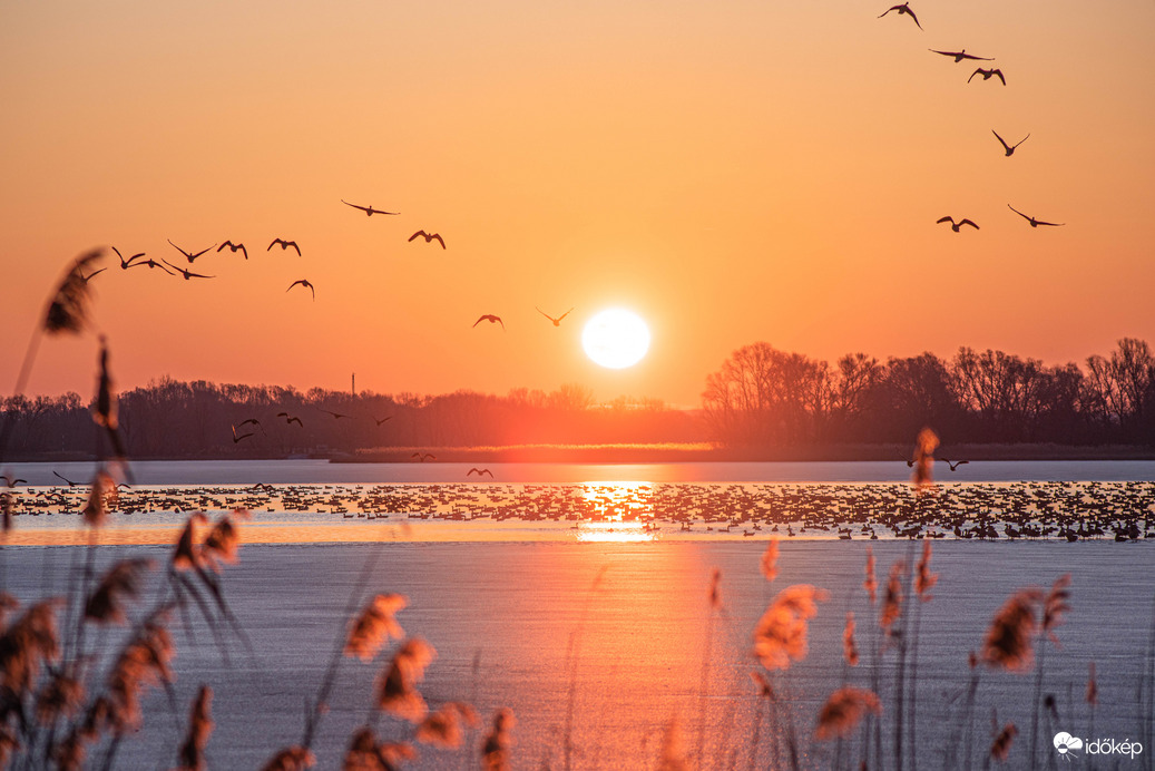 Napkelte a Kis-Balatonon