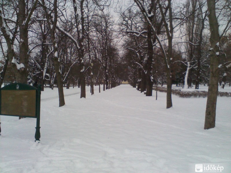 Télen,az egri Érsekkertben