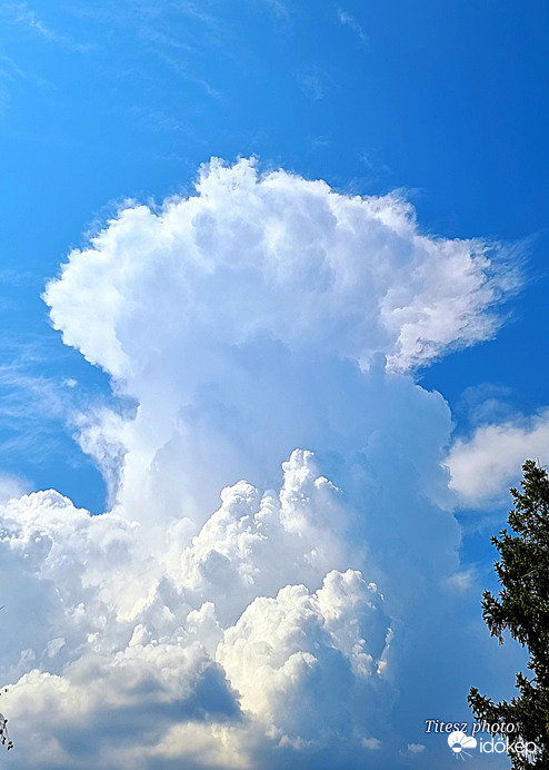 szép vihar előtti felhő 