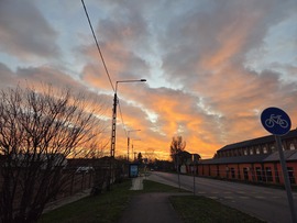 Karácsonyi égbolt és naplemente4