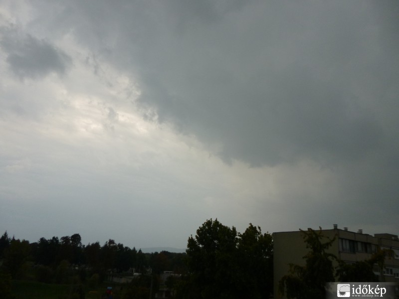 Vácra megérkezett a hidegfront