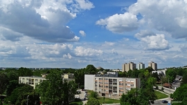 Felhős égbolt. 