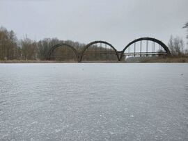 Jegesedés a Kányavári-szigeten