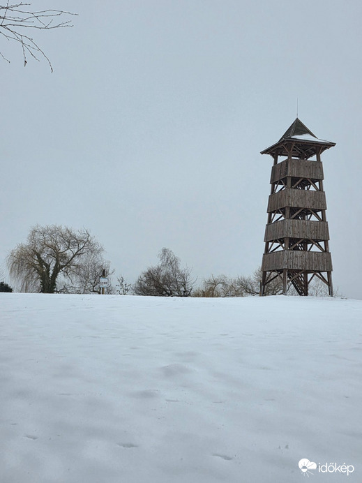 Havas, fagyos Kányavári-sziget