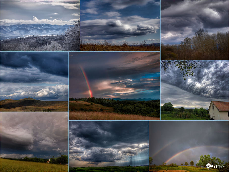 2023 év felhővariációi Sáta felett 