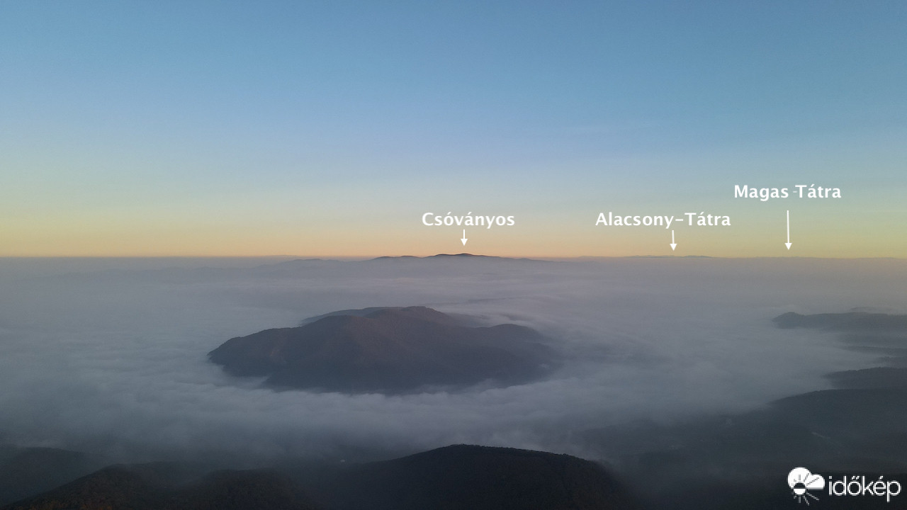 Újra itt az inverz időjárási helyzet...