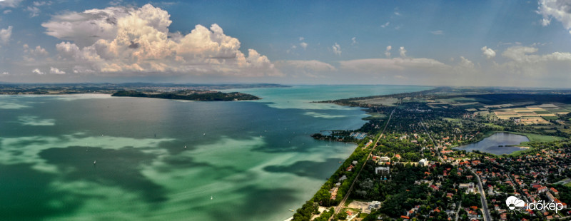Balatonföldvár felett