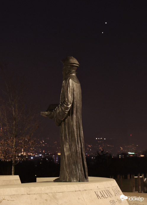 Kálvin János a Jupiterrel és a Vénusszal. 