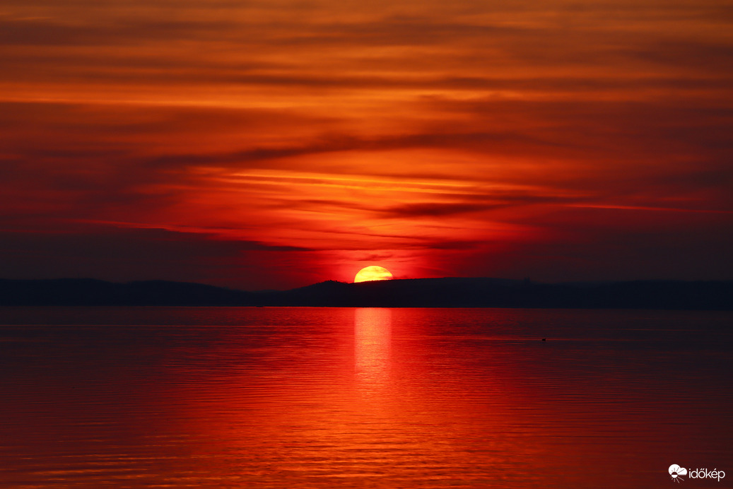 Siófokról Tihany irányába